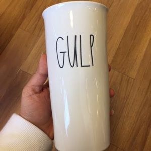 Rae Dunn GULP Travel Coffee Tea Mug Artisan NWT